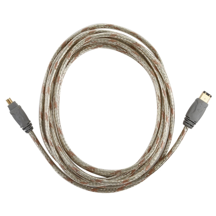 IEEE 1394 FireWire 6 Pin to 4 Pin Cable, Length: 5m, 6Pin to 4Pin(5m)
