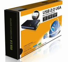 Load image into Gallery viewer, USB 2.0 to VGA, DVI, HDMI Adapter, Resolution: 1280*1024, Resolution: 1280*1024, Resolution: 1920*1080, Resolution: 2048*1152