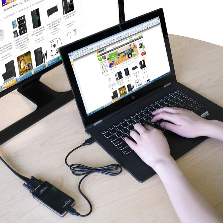 USB 2.0 to VGA, DVI, HDMI Adapter, Resolution: 1280*1024, Resolution: 1280*1024, Resolution: 1920*1080, Resolution: 2048*1152