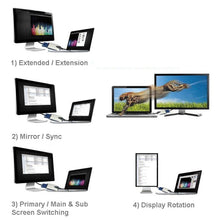 Load image into Gallery viewer, USB To VGA Multi-Monitor / Multi-Display Adapter, Resolution: 1680 x1050, USB 2.0 (Resolution: 1680 x1050)