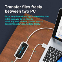 Load image into Gallery viewer, High Speed USB 2.0 Data Link Cable, PC to PC Data Share, Plug and Play, Length: 165cm