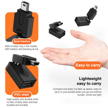 Load image into Gallery viewer, High Quality USB 2.0 AF to OTG Mini USB Adapter, Support 360 Degree Rotation, USB 2.0 AF