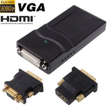Load image into Gallery viewer, USB 2.0 to DVI / VGA / HDMI Display Adapter, Support Full HD 1080P, Expandable up to 6 Display Units, USB 2.0 Resolution: 1920*1080