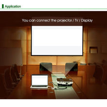 Load image into Gallery viewer, 24cm Full HD 1080P HDMI to VGA + Audio Output Cable for Computer / DVD / Digital Set-top Box / Laptop / Mobile Phone / Media Player, Length: 24cm, Length: 24cm(White)