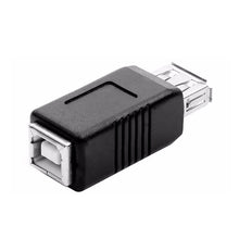 Load image into Gallery viewer, USB 2.0 AF to BF Printer Adapter Converter, USB 2.0 AF (Black)