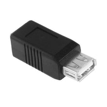 Load image into Gallery viewer, USB 2.0 AF to BF Printer Adapter Converter, USB 2.0 AF (Black)