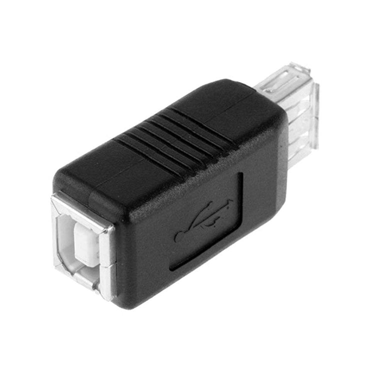 USB 2.0 AF to BF Printer Adapter Converter, USB 2.0 AF (Black)