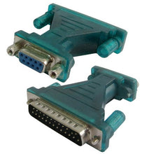 Load image into Gallery viewer, USB to RS232 9 Pin Male Cable &amp; RS232 9P Female to RS232 25 Pin Male Adapter with Single Chip, USB to RS232 with Single Chip