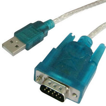 Load image into Gallery viewer, USB to RS232 9 Pin Male Cable &amp; RS232 9P Female to RS232 25 Pin Male Adapter with Single Chip, USB to RS232 with Single Chip