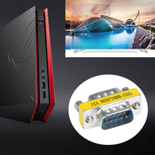 Load image into Gallery viewer, Serial RS232 DB9 9 Pin Female to Female Adapter Converter, RS232 Male to Male, RS232 Female to Female