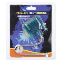 Load image into Gallery viewer, USB 2.0 to DB25 Pin Female Cable, Length: 1.5m, USB to DB25 Female (Blue)