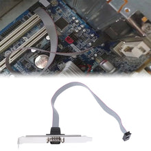 Load image into Gallery viewer, DB9 9pin Com Port host case Cable / RS232 port plate cable, Length: 36cm, RS232,Length: 36cm
