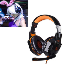Load image into Gallery viewer, EACH G2000 Over-ear Stereo Bass Gaming Headset with Mic &amp; LED Light for Computer, Cable Length: 2.2m