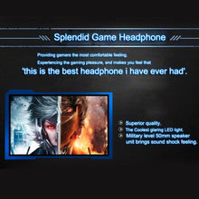 Load image into Gallery viewer, EACH G2000 Over-ear Stereo Bass Gaming Headset with Mic &amp; LED Light for Computer, Cable Length: 2.2m