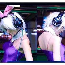 Load image into Gallery viewer, EACH G2000 Over-ear Stereo Bass Gaming Headset with Mic &amp; LED Light for Computer, Cable Length: 2.2m