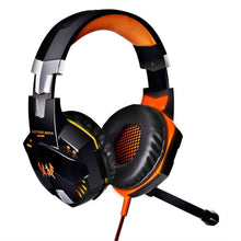 Load image into Gallery viewer, EACH G2000 Over-ear Stereo Bass Gaming Headset with Mic &amp; LED Light for Computer, Cable Length: 2.2m