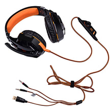 Load image into Gallery viewer, EACH G2000 Over-ear Stereo Bass Gaming Headset with Mic &amp; LED Light for Computer, Cable Length: 2.2m
