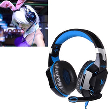 Load image into Gallery viewer, EACH G2000 Over-ear Stereo Bass Gaming Headset with Mic &amp; LED Light for Computer, Cable Length: 2.2m