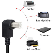 Load image into Gallery viewer, USB 2.0 Type-B Male to Female Printer / Scanner Extension Cable for HP, Dell, Epson, Length: 50cm