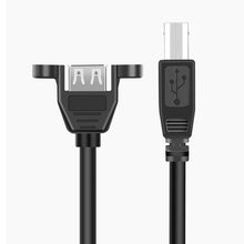 Load image into Gallery viewer, USB 2.0 Type-B Male to USB 2.0 Female Printer / Scanner Adapter Cable for HP, Dell, Epson, Length: 50cm
