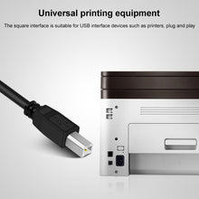 Load image into Gallery viewer, USB 2.0 Type-B Male to USB 2.0 Female Printer / Scanner Adapter Cable for HP, Dell, Epson, Length: 50cm