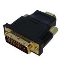 Load image into Gallery viewer, HDMI 19Pin Male to DVI 24+1 Pin Male adapter (Gold Plated), HDMI Male to DVI 24+1Pin Male