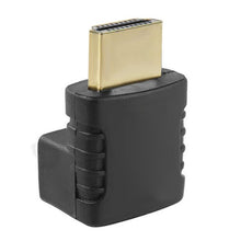 Load image into Gallery viewer, HDMI 19Pin Male to HDMI 19Pin Female 90-degree Angle Adaptor (Gold Plated), HDMI Male to Female