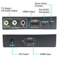 Load image into Gallery viewer, NK-10II HDMI to HDMI/CVBS /AV Scaler Box Video Converter, HDMI to HDMI/CVBS /AV
