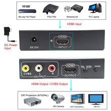 Load image into Gallery viewer, NK-10II HDMI to HDMI/CVBS /AV Scaler Box Video Converter, HDMI to HDMI/CVBS /AV