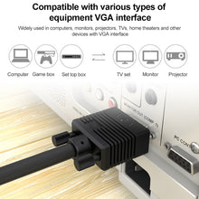 Load image into Gallery viewer, 1.5m Normal Quality VGA 15Pin Male to VGA 15Pin Male Cable for CRT Monitor, 1.5m VGA