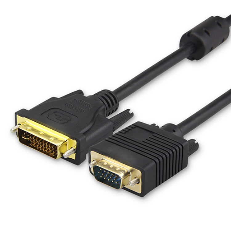 VGA 15Pin Male to DVI 24+5 Pin Male Cable  1.5M, VGA to DVI