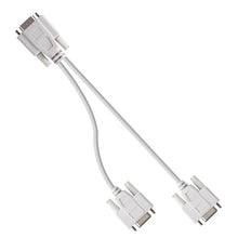 Load image into Gallery viewer, VGA SVGA HDB15 Male to 2 Female Splitter Cable, Length: 32.5cm, S-PC-0415, S-PC-0415A