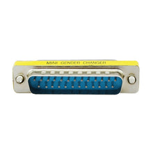 Load image into Gallery viewer, DB25 25 Pin Male to Male Mini Gender Changer Adapter