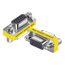 Load image into Gallery viewer, VGA 15Pin Female to VGA 15Pin Female adapter, VGA Female to Female