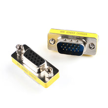 Load image into Gallery viewer, VGA 15Pin Male to VGA 15Pin Female adapter, VGA Male to Female