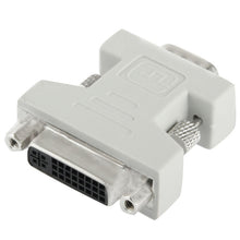 Load image into Gallery viewer, DVI-I 24 + 5 Pin Female to VGA 15 Pin Male Converter Adapter, DVI 24+5 Pin Female