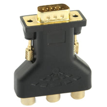 Load image into Gallery viewer, VGA 15 Pin Male to 3 RCA Component Female Adapter, VGA