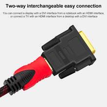 Load image into Gallery viewer, DVI-D 24+1 Pin Male to HDMI 19 Pin Female Adapter for Monitor / HDTV