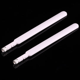 2 PCS B593 5dBi SMA Male 4G LTE Router Antenna, B593 5dBi Antenna White, B593 5dBi Antenna Black