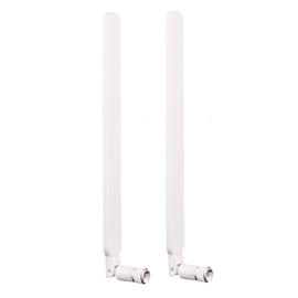 2 PCS B593 5dBi SMA Male 4G LTE Router Antenna, B593 5dBi Antenna White, B593 5dBi Antenna Black