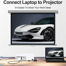 Load image into Gallery viewer, 22cm Full HD 1080P Mini HDMI Male to VGA Female Video Adapter Cable with Audio Cable, Mini HDMI