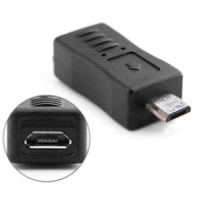 Load image into Gallery viewer, USB 2.0 Micro USB Male to Female Adapter for Galaxy S IV / i9500 / S III / i9300, Micro USB Female