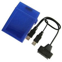 Load image into Gallery viewer, USB 2.0 To Serial ATA HDD Converter &amp; 2.5 inch HDD Store Tank, Blue