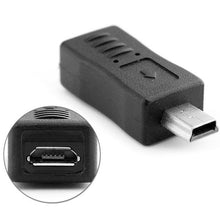 Load image into Gallery viewer, USB 2.0 Mini USB to Micro USB Female Adapter, Micro USB Female
