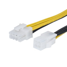 Load image into Gallery viewer, 8 Pin Male to 4 Pin Female Power Cable, Length: 18.5cm, 8 Pin Male to 4 Pin Female