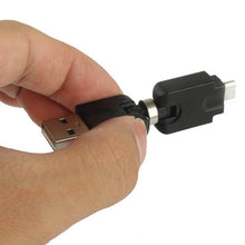Load image into Gallery viewer, USB 2.0 AM to Micro USB 360 Degree Swivel Adapter for Galaxy S IV / i9500 / S III / i9300 /Note II / N7100 / i9220 / i9100 / i9082 / Nokia / LG / BlackBerry / HTC One X /Amazon Kindle / Sony Xperia etc, USB 2.0 AM
