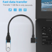 Load image into Gallery viewer, 90 Degree USB 2.0 AM to AF Adapter Cable, Length: 25cm