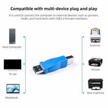 Load image into Gallery viewer, Super Speed USB 3.0 AM to BM Adapter, AM  to BM