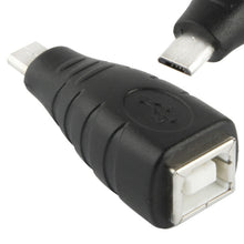 Load image into Gallery viewer, Micro USB Male to USB BF Adapter, USB B Female