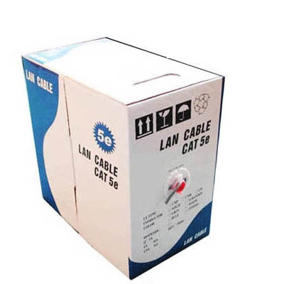 Lan Cable (CAT5E Data cable) Length: 305M, CAT5E CCA, Diameter: 0.35mm, CAT5E CCA, Diameter: 0.38mm-0.4mm, CAT5E CCA, Diameter: 0.5mm, CAT5E Copper, Diameter: 0.5mm
